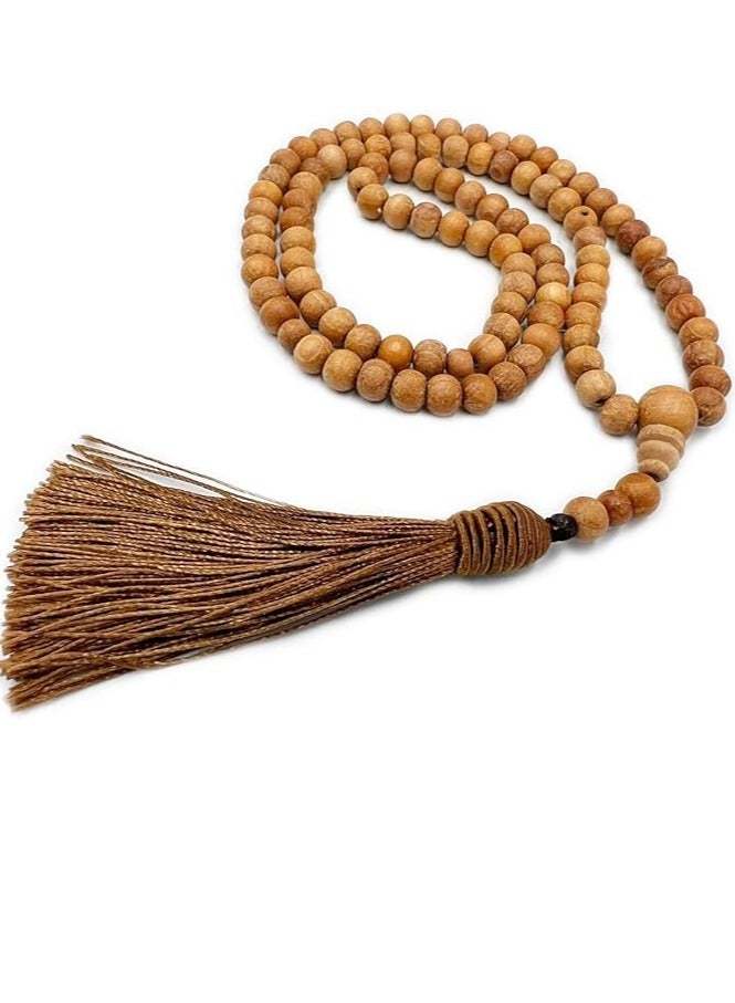 REBUY REBUY Tasbih Prayer Beads White Sandalwood Tasbih  - Image 1