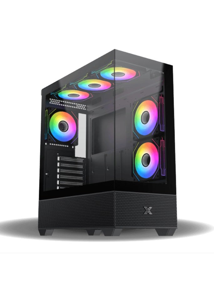 GCC GAMERS NOVA BLACK V4 Intel (Core I7-12700, RTX 3050, 16GB RAM, 500GB SSD, WiFi Ready | Windows 11 Installed) 