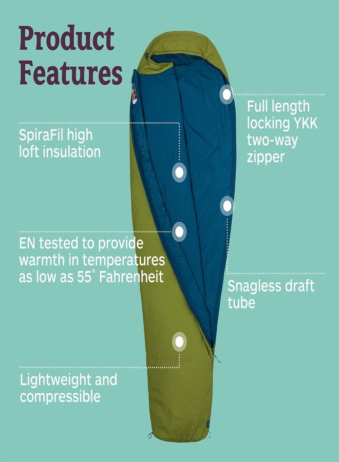 Marmot Voyager 55 Mummy Sleeping Bag, Cilantro, Regular - Image 4