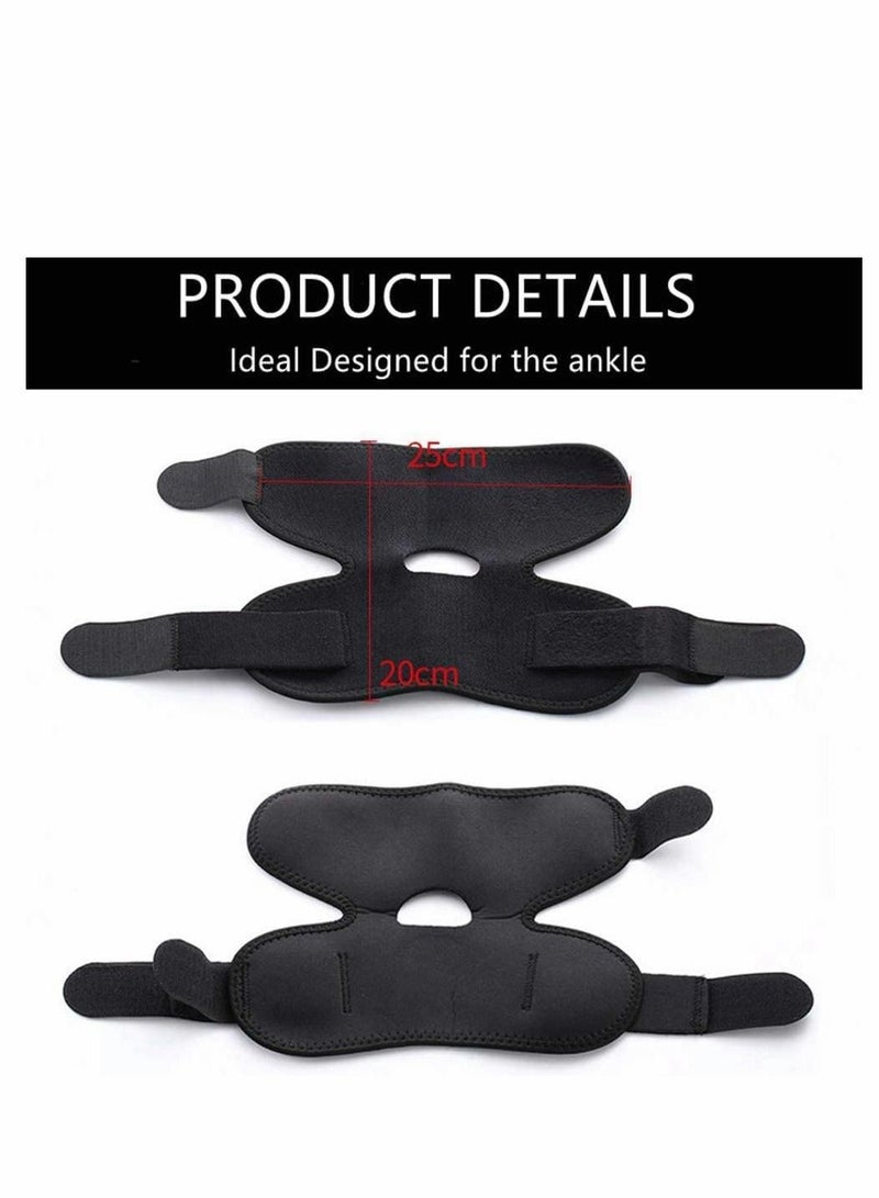 Y&D Ankle Support Brace Sleeve Wrap Adjustable Breathable for Plantar Fasciitis, Ligament Damage, Weak Ankles, Achilles Tendonitis and Arthritis, Stabilize Ligaments (Left or Right Foot, 1 Pcs)  - Image 2