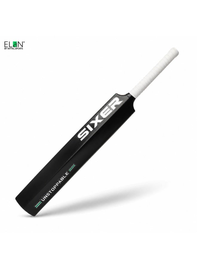 Elan Polymer Cricket Bat Full Size Double Blade for Soft Balls – Heavy Duty Plastic Cricket Bat with Reinforced Dual Blade Design and Comfort Grip for Practice and Leisure Play - Image 1