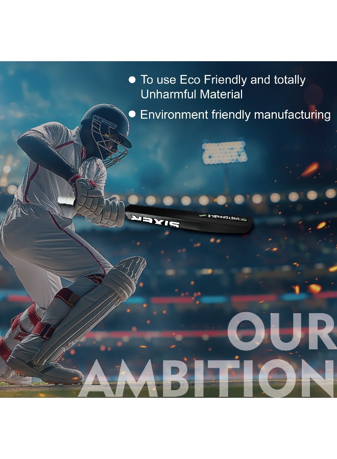 Elan Polymer Cricket Bat Full Size Double Blade for Soft Balls – Heavy Duty Plastic Cricket Bat with Reinforced Dual Blade Design and Comfort Grip for Practice and Leisure Play - Image 4