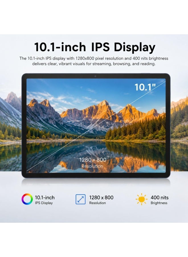 Bestrio TAB S10 10.1 Inch Android 13 Tablet 8GB RAM 512GB ROM 5G WiFi Octa Core Dual Camera 6000mAh with Keyboard Mouse Stylus and Case - Image 2