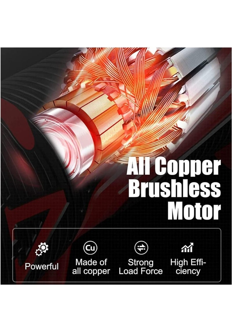 Electric Pruning Scissors, 21V Portable Handheld Electric Pruning Shears with 1pcs Battery, Cordless Tree Branch Pruner 25mm Cutting Diameter, Red Color - Image 3