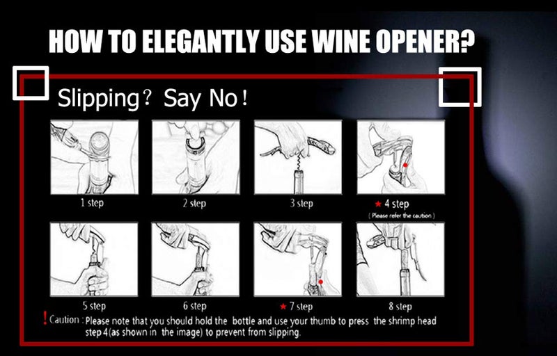 كوركاس مفتاح لولبي مع فتاحة زجاجات - Image 3