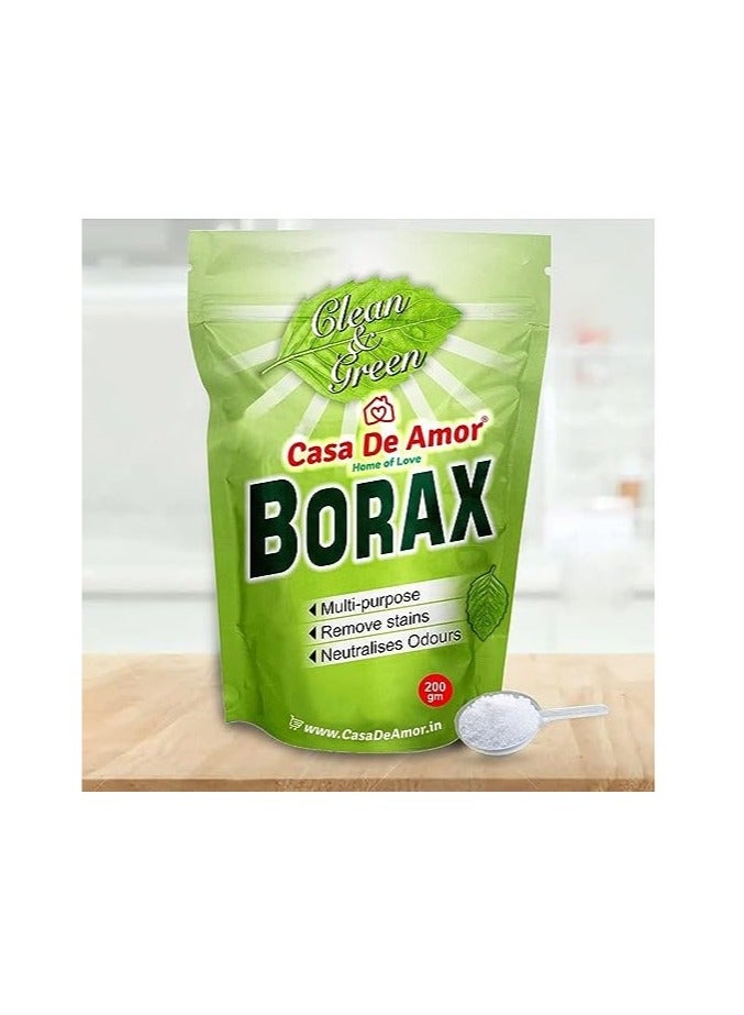 Casa De Amor Borax Powder 100% Pure Whitening and Cleaning Power 200g - Image 1