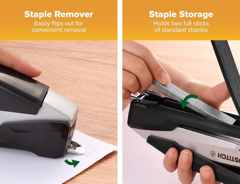 PaperPro (R) Prodigy(R) Stapler, Metallic Black/Silver, 0 - Image 5