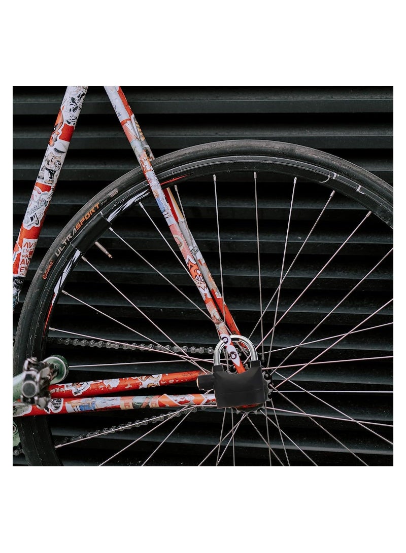 Alarm Lock Anti Theft Locks Loud Alarm Lock Universal Security Alarm Lock System Anti-Theft Weatherproof for Door Motor Bicycle Padlock with 3 Keys - Image 4