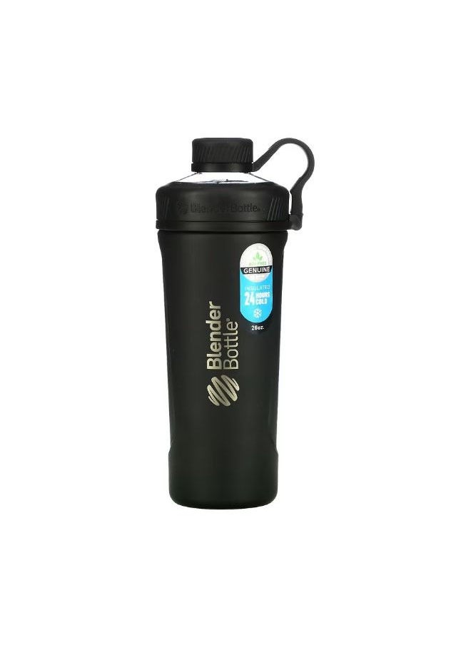 Blender Bottle - Radian Insulated Stainless Steel Matte Black 26 oz - Image 1