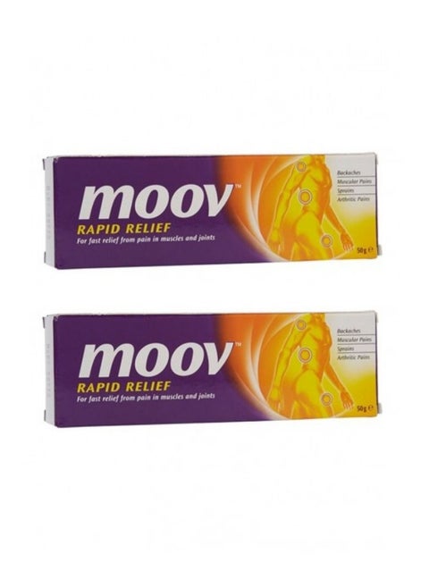Pack Of 2 Instant Joint Pain Reliever Cream 50g