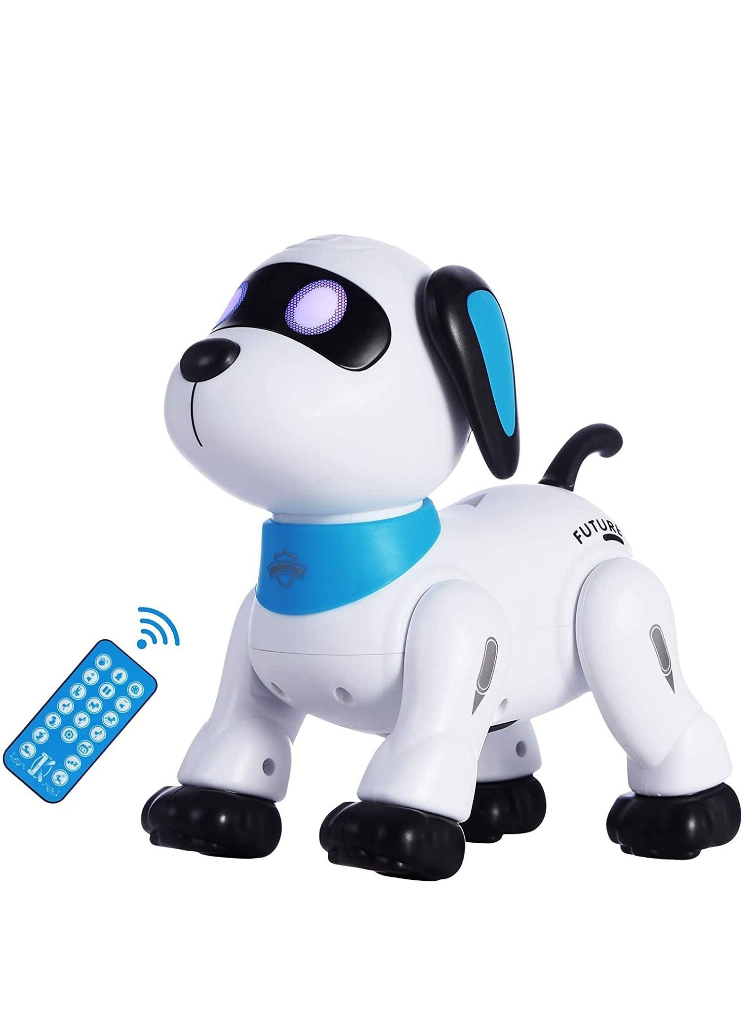 DUSALA Remote Control Robot Dog Toy, Programmable Interactive & Smart ...