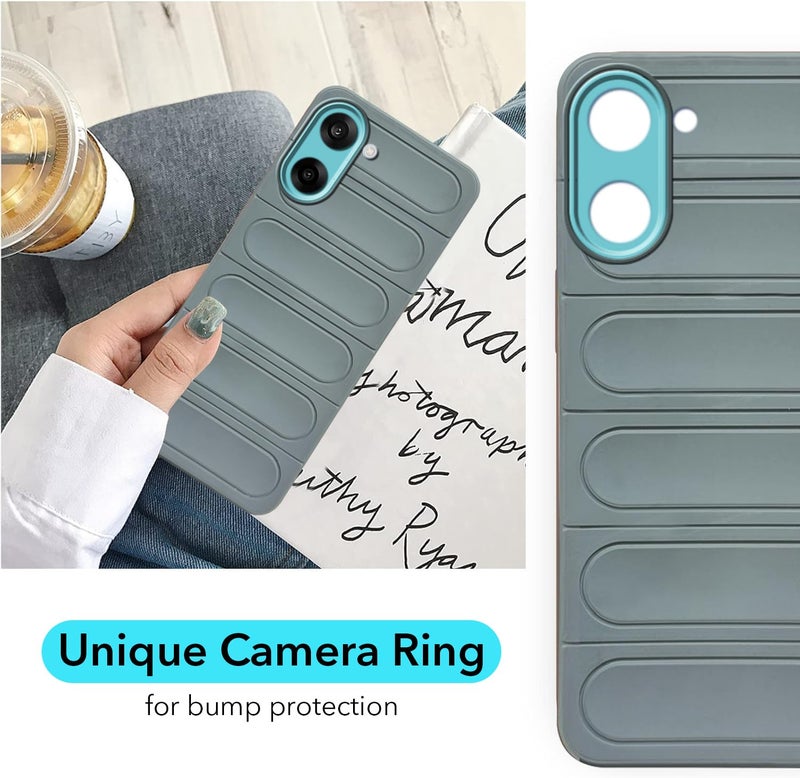 Jkobi Back Case Cover for Oneplus Nord CE 5 (Matte Liquid Silicone| Professional Wave Design | Camera Protection Ring | Shockproof Anti Slip Grip) - Image 3