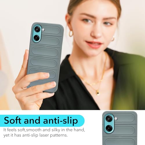 Jkobi Back Case Cover for Oneplus Nord CE 5 (Matte Liquid Silicone| Professional Wave Design | Camera Protection Ring | Shockproof Anti Slip Grip) - Image 5