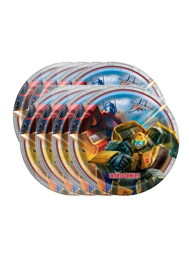 Unique Transformers Birthday Party Supplies Bundle Set Serves 24 Includes Lunch Paper Plates 24 Count - Image 3