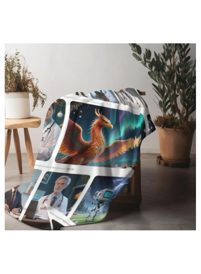 general Children's or student cartoon flannel thin blanket (warm and comfortable, suitable for sleep, games) 100cm*150cm - Image 5