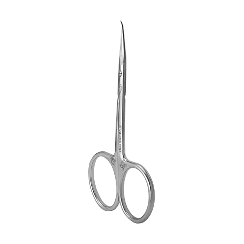 Staleks Exclusive 21 Type 2 Hook-shaped blade Cuticle Scissors (Magnolia) – Short Handles for Smaller Hands - Image 5