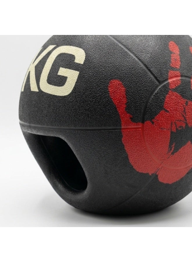 SPALL 4kg Multi-Use Medicine Ball & Kettlebell Weight with Handle, Strength Training Slam Ball for Home Gym Workout, Functional Fitness, Core Training, Cross Training, Full Body Exercise - Image 3