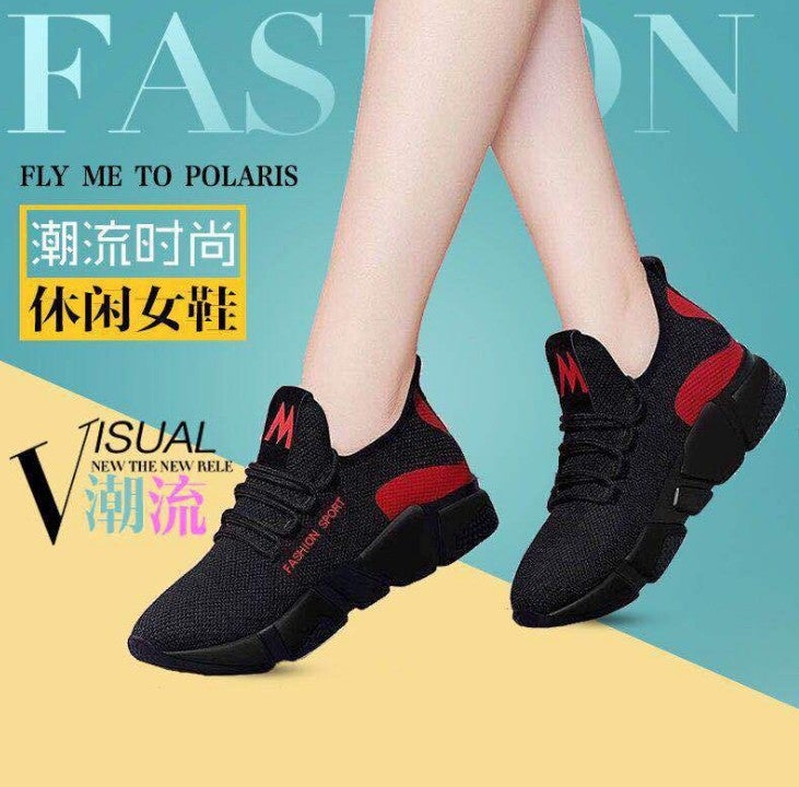 Womens Autumn New Casual Sports Shoes 8065 Red 