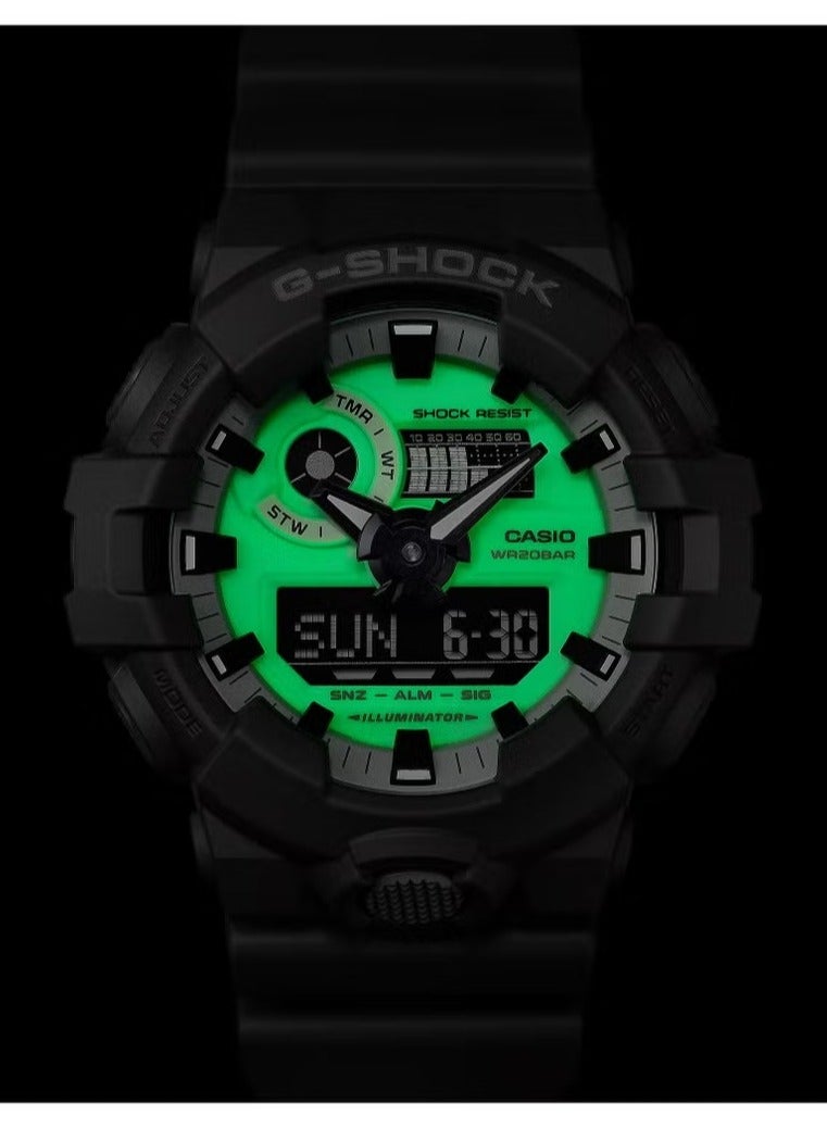 G-SHOCK Analog+Digital Resin Band Watch GA-700HD-8ADR - Image 2