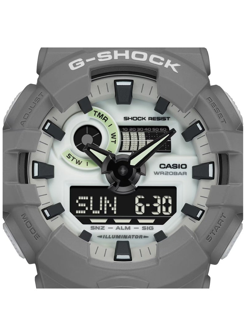 G-SHOCK Analog+Digital Resin Band Watch GA-700HD-8ADR - Image 5