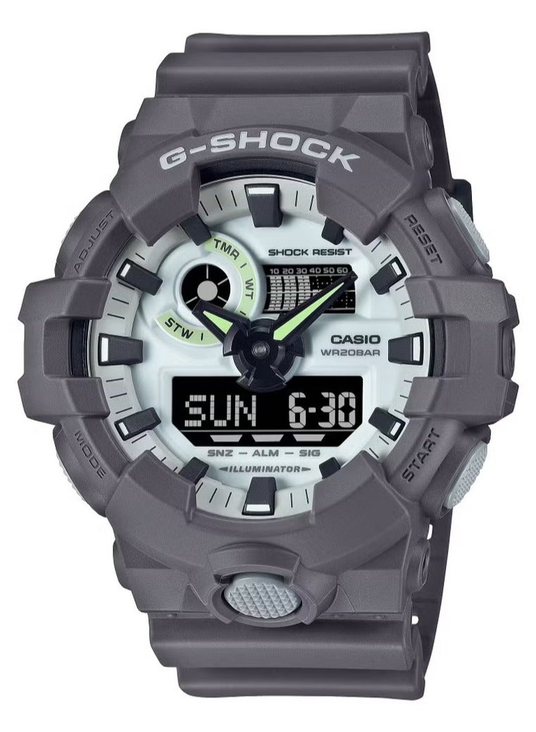 G-SHOCK Analog+Digital Resin Band Watch GA-700HD-8ADR - Image 1