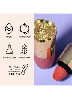 Winky Lux Cheeky Rose Liquid Blush, Gel Cream Blush Wand, Blendable & Buildable Pigment, Long Lasting Weightless Velvet Finish, Dusty Rose Blush, Noble  - Image 2
