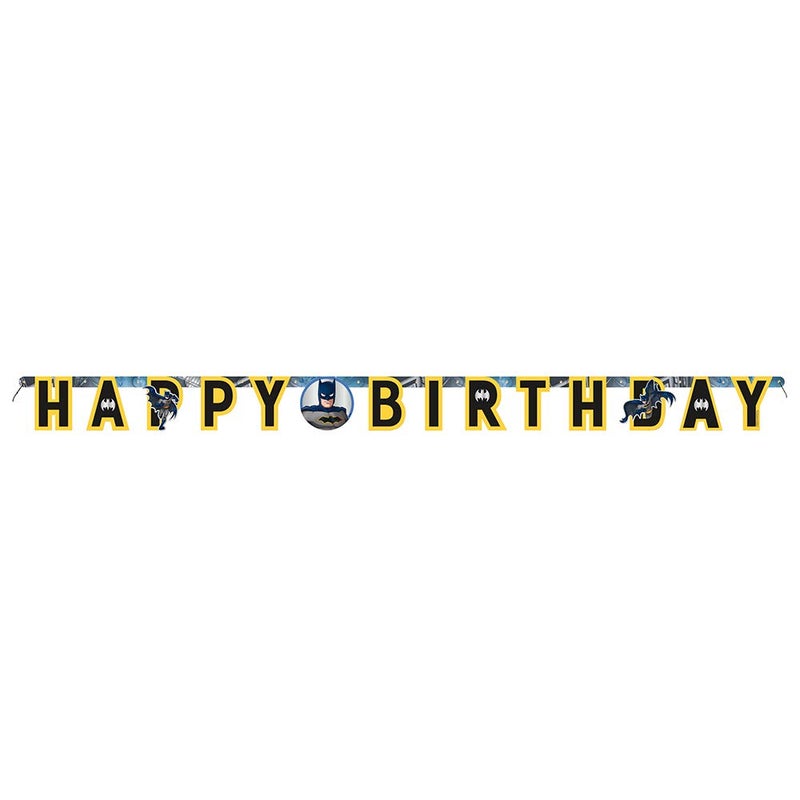 Unique Party 77519 6ft Batman Birthday Banner - Image 1