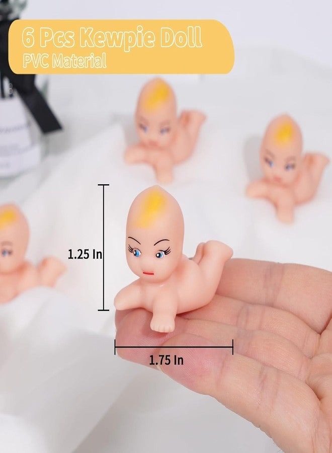 JUXINGDAZYF مجموعة دمى كيوبي من JUXINGDAZYF، 6 قطع، لحفلات استقبال المولود، دمى كيوبي بطول 1.75 بوصة، زينة للحفلات - Image 5