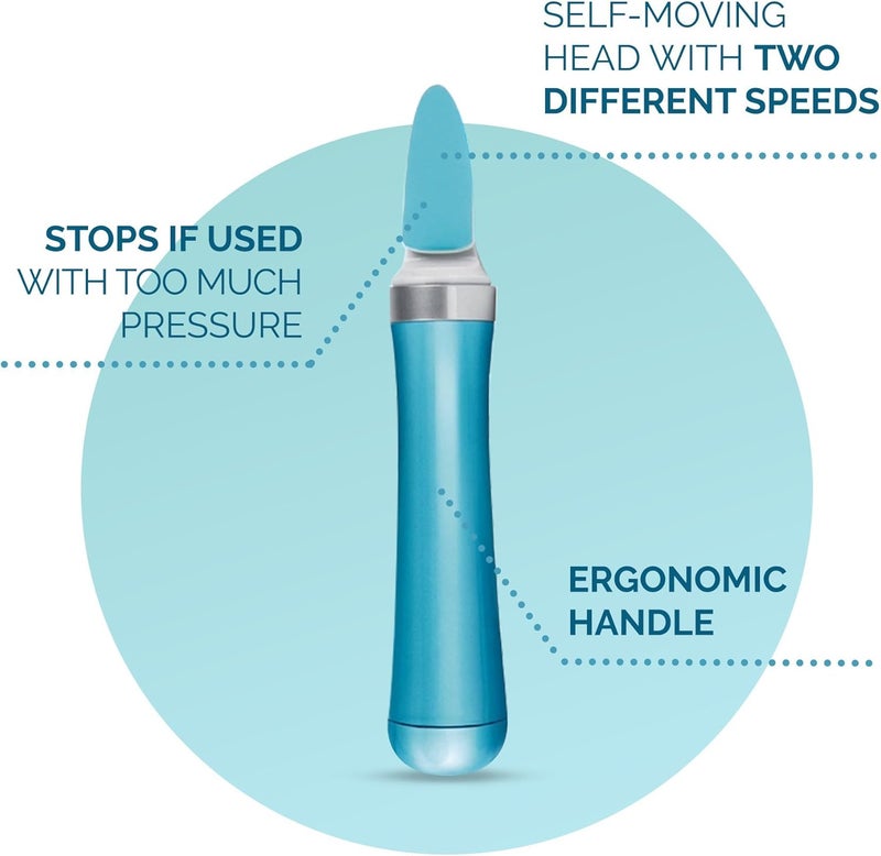 Easy hand assemble compatible Scholl Velvet Electronic Nail Care System, Blue Gulf climate fit - Image 3