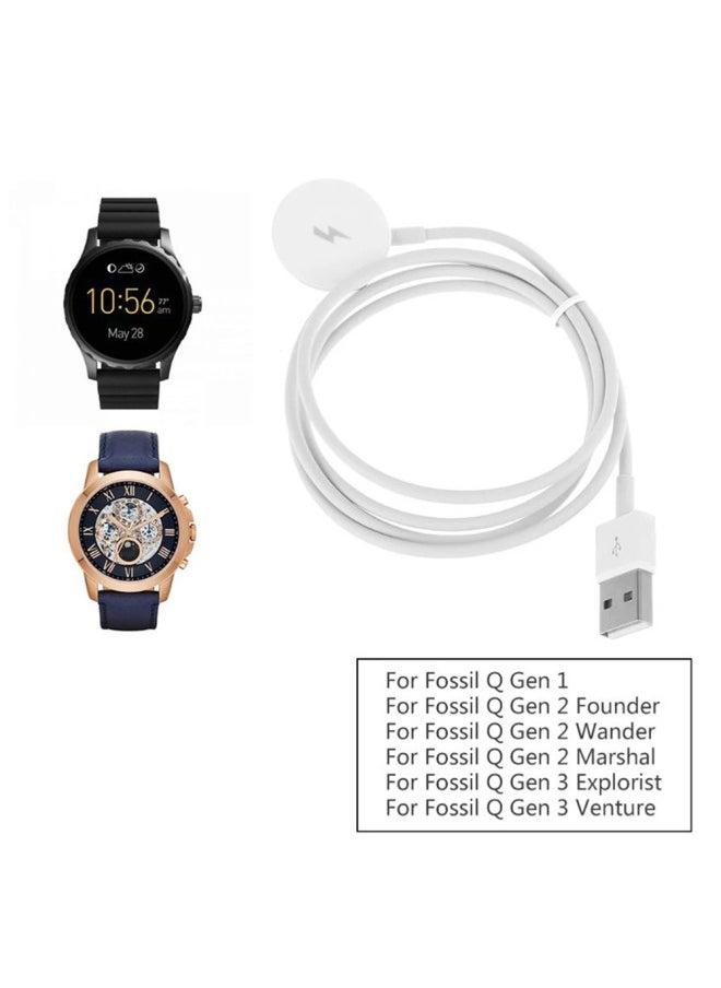 Generic Suitable For Fossil 1 2 3 Generation Smart Watch Charging Base Charger Charging Cable-Model Specifications:Fossil 1 2 3 Charging Cable (boxed)  - Image 2