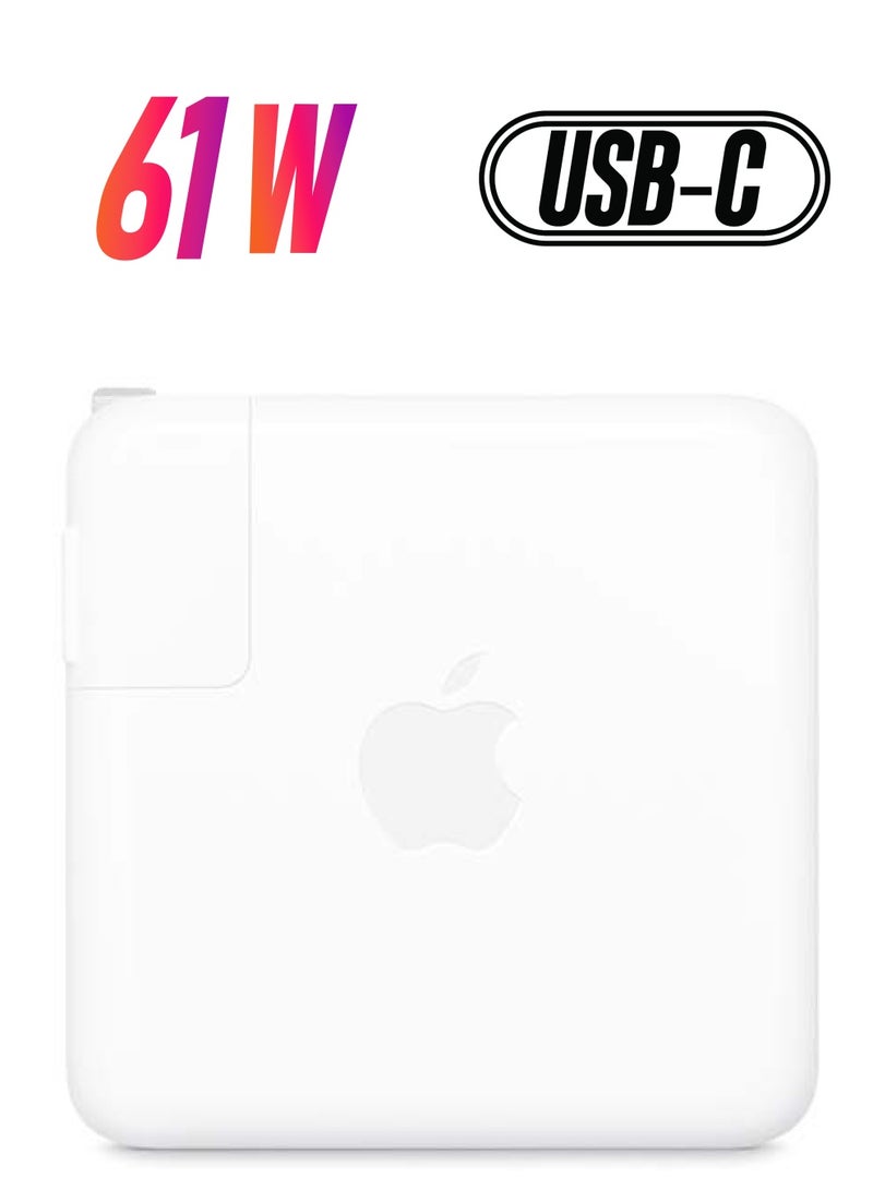 ابل  محول تيار بمنفذ USB-C بقدرة 61 وات أبيض - Image 1