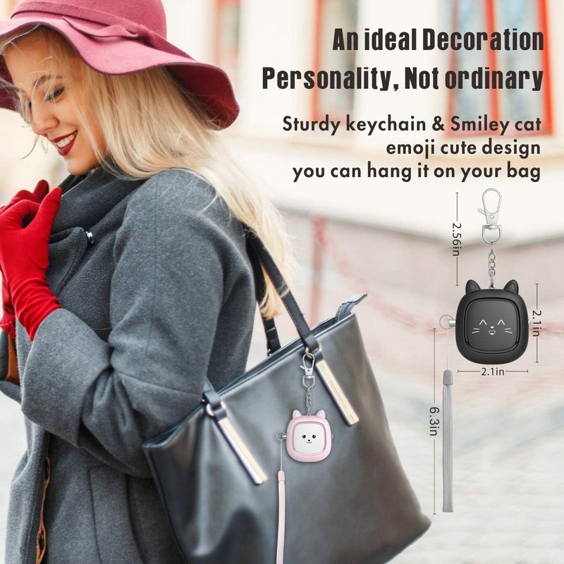 VIGOROAD Safe Sound Personal Alarm, 3 Pack 130 dB Loud Siren Song Emergency Self-Defense Security Alarm Keychain with LED Light, Personal Sound Safety Siren for Women, Men, Children, Elderly - Image 5