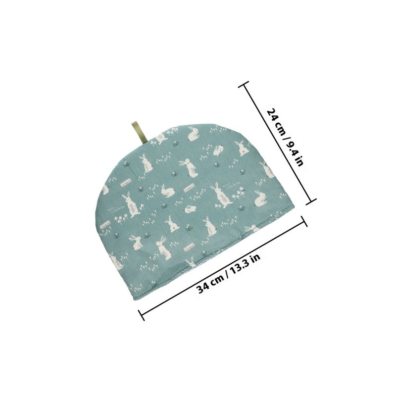 Cotton Tea Cosy for Teapot, Thermal Protection with Sophisticated Minimalist Appearance - Image 2