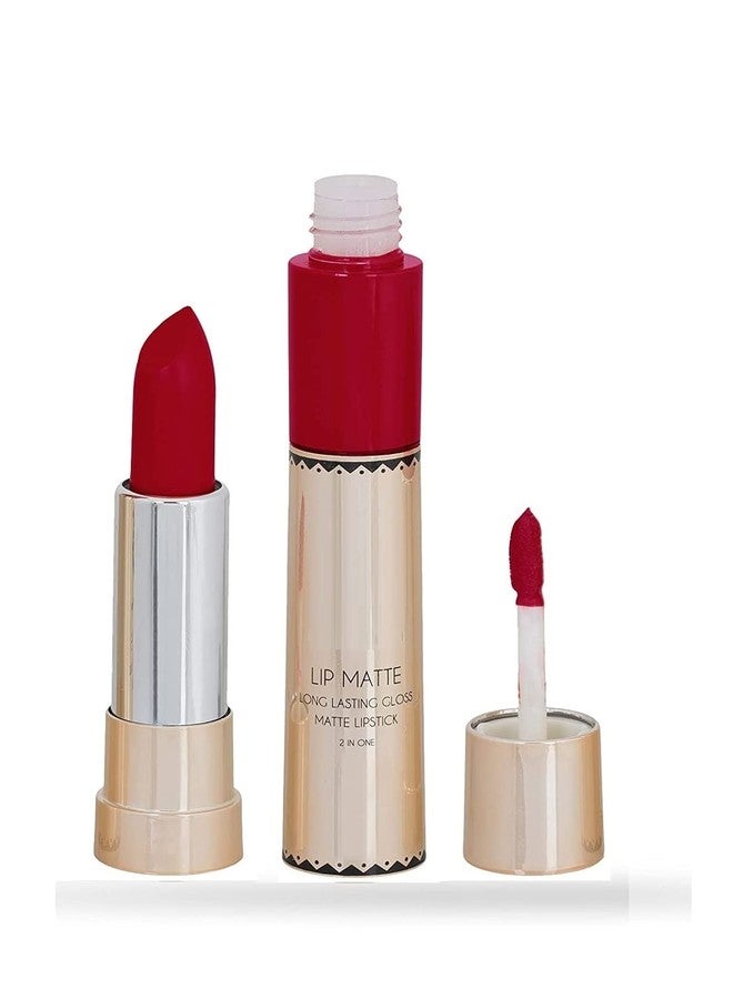 LENON BEAUTY LIP MATTE LONG LASTING LIP GLOSS MATTE LIPSTICK 2 IN 1 - Image 1