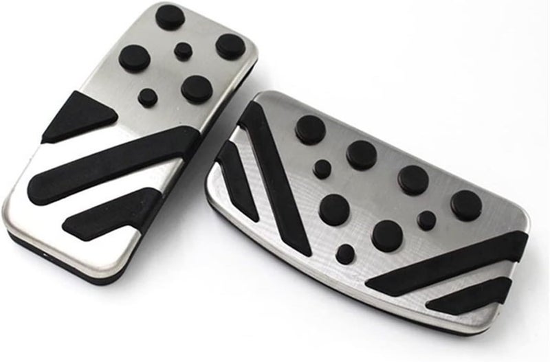 QASULER Anti-Slip Pedal Pad Covers for Mitsubishi - Image 1