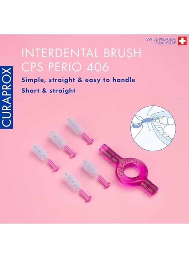 Curaprox 406 Manual Interdental Brush – Precise & Gentle Cleaning - Image 4