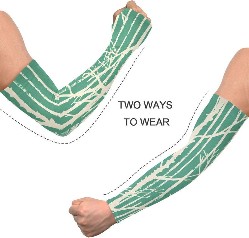 UV Protection Tattoo Cover Up Thin White Tree Branches Tattoo Sleeve Outdoor Sports & Outdoor Working Anti-Snag cubre brazos - Image 4