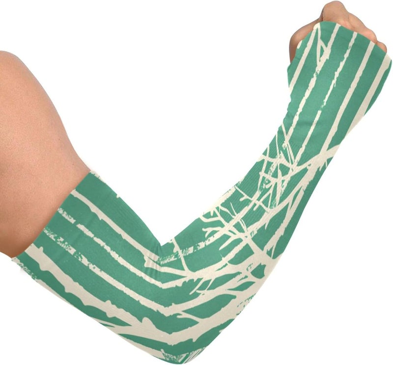UV Protection Tattoo Cover Up Thin White Tree Branches Tattoo Sleeve Outdoor Sports & Outdoor Working Anti-Snag cubre brazos - Image 2