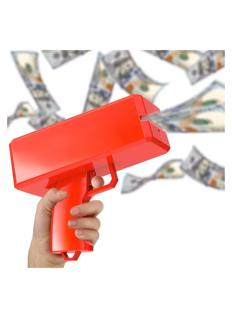 ELTRAZONE - Money Gun Paper Playing Spary Toy Gun, Prop with 100 Pcs Play Cash Party Supplies multicoloured, Su-140Ph548 - Image 1