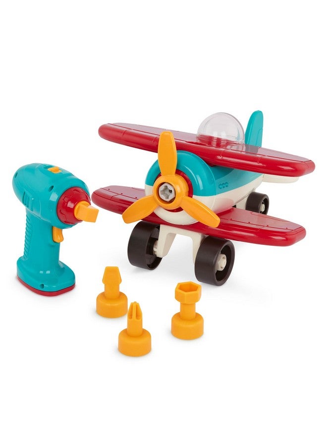BATTAT باتات - لعبة البناء الكلاسيكية - ألعاب التظاهر - مجموعة طائرات للأطفال - لعبة بناء المهارات - 3 سنوات وما فوق - طائرة قابلة للتفكيك - Image 1