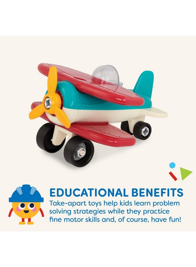 BATTAT باتات - لعبة البناء الكلاسيكية - ألعاب التظاهر - مجموعة طائرات للأطفال - لعبة بناء المهارات - 3 سنوات وما فوق - طائرة قابلة للتفكيك - Image 4
