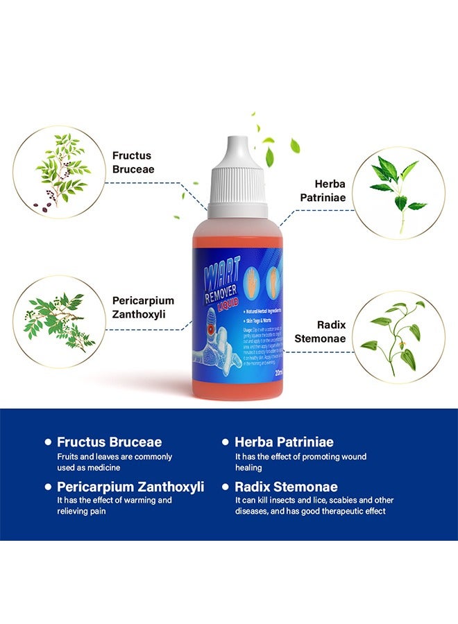 سوميفون مزيل الثآليل ، سائل الثآليل بحمض الساليسيليك بأقصى قوة ، شرائط مزيل الثآليل غير المرئية بخطوة واحدة ، سائل الثآليل سريع المفعول للتجميد للثآليل ، الثؤلول الأخمصي ، الثؤلول الشائع ، الثؤلول المسطح 20 مل - Image 2