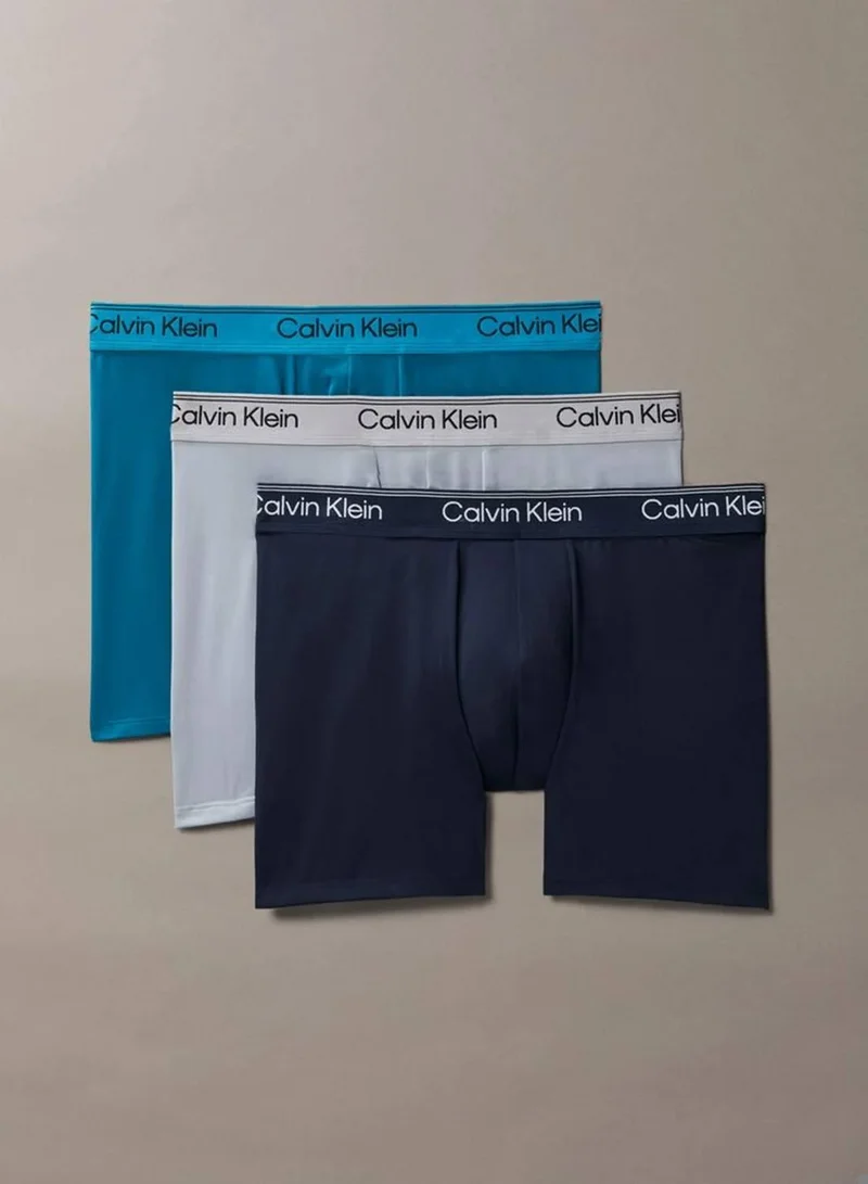 3 Pack Boxer Briefs - Microfibre Stretch