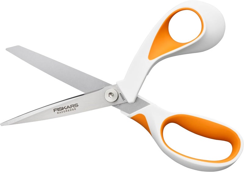Fiskars RazorEdge Fabric Scissors  8 Heavy Duty Fabric Shears with SoftGrip Ergonomic Handle Premier Grade Stainless Steel Blades - Image 5