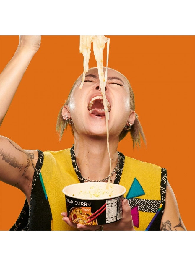 Snapdragon Singapore-Style Laksa Curry Instant Noodle Bowls | Coconut Curry Flavor With Rice Noodles | Gluten-Free | No Msg Added | 2.1 Oz (6 Pack)  - Image 5
