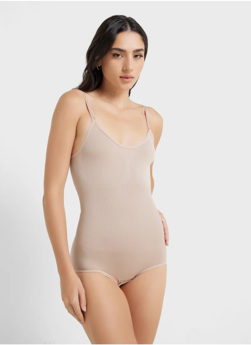 Ginger Scoop Neck Bodysuit