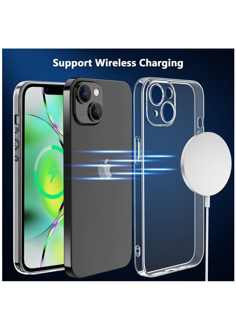 Raxoom Premium Clear Case Compatible with iPhone 15 Back Cover With Full Camera Lens Coverage, Anti-Yellowing & Slim Case - Image 3