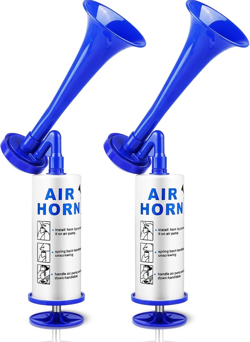 Festive Gallery Air Horn, Handheld Loud Air Horns 120Db Noise Makers For Sporting Events, Aluminum Super Loud Football Noise Maker Marine Signal Safety Alarm Horn For Boating, Hiking, Sports Events, Birthday Parties Blue - Image 4