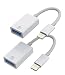 HOYULLI iPhone OTG Adapter2Packlightning male to USB Female Converter Data Sync dongle for 14 13 12 11 pro max 7 8 plus ipad Camera Card Reader USB Flash Drive Mouse Keyboard Hub MIDI Piano Connector U Disk - Image 2