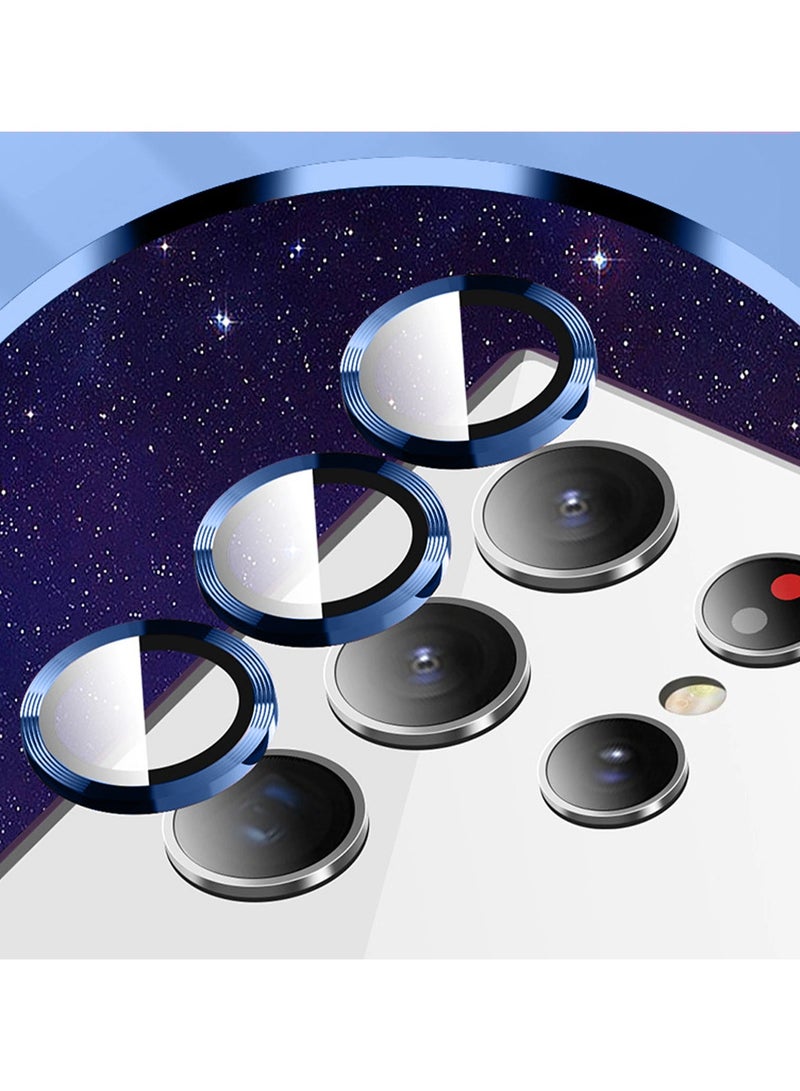 Wtech Magsafe Shockproof Luxury Plating Hybrid PC Case Cover For Samsung Galaxy S24 Ultra 5G 2024 Clear/Navy Blue - Image 3